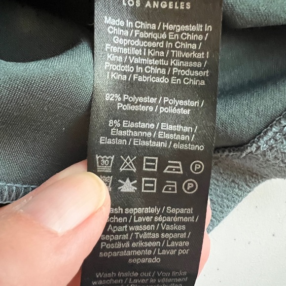 Liverpool Los Angeles Womens Dusty Teal Moto Blazer Jacket XL - Picture 8 of 11